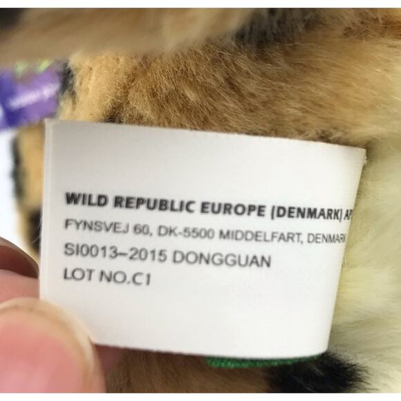 Wild Republic Wild Watchers Cheetah Plush 7" Cat Stuffed Animal 2015 K&M Tags - Picture 14 of 14